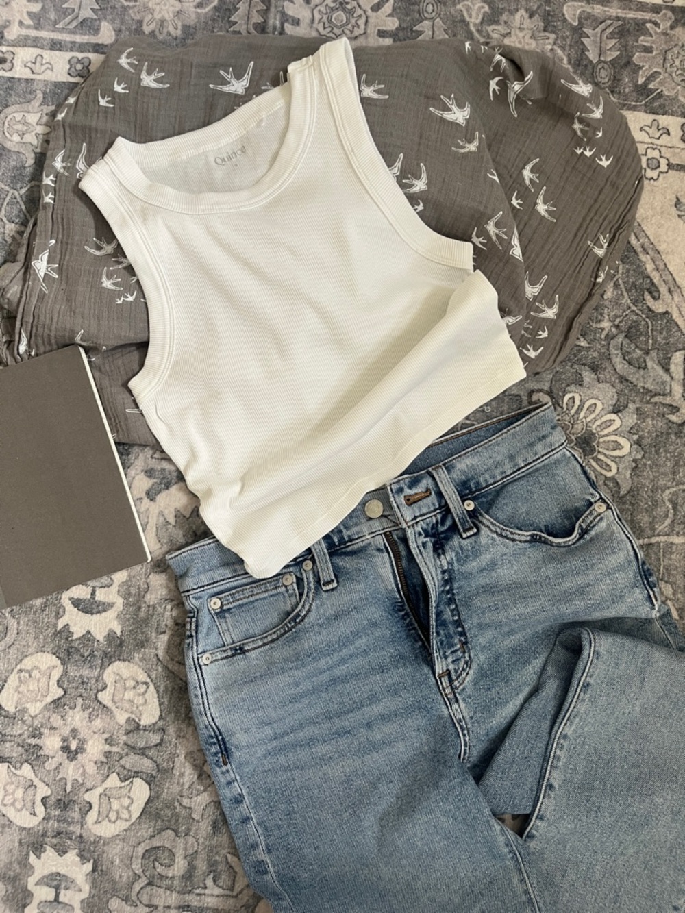 Madewell Perfect Vintage Jeans with Distressed Knee